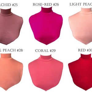 AMAL Fake Collar Body Extensions Neck Cover Under Top USA image 6