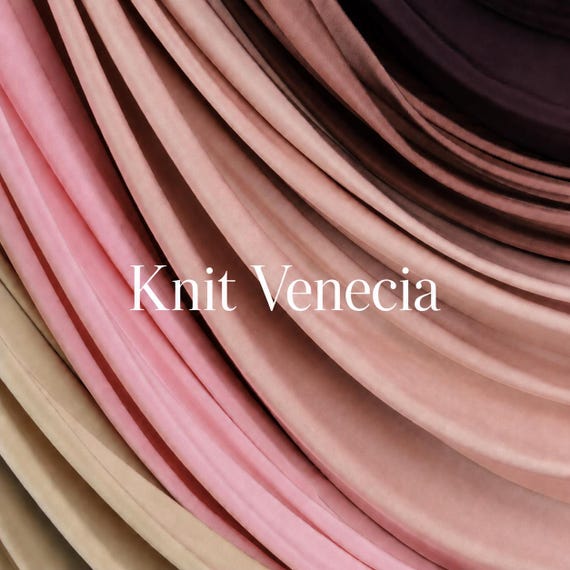 Lightweight Soft Polyester Spandex Jersey Knit Fabric, F-1