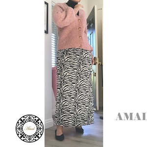 AMAL Women Slips Knitted Petticoat Underskirt Long 36in (91cm) POLYESTER