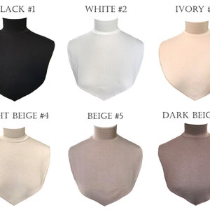 AMAL Fake Collar Body Extensions Neck Cover Under Top USA image 2