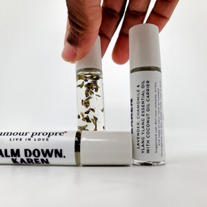 Calm Down, Karen Essential Oil Blend 10ml Lavender, Ylang Ylang and Chamomile Relax and Chill Great gift idea image 5