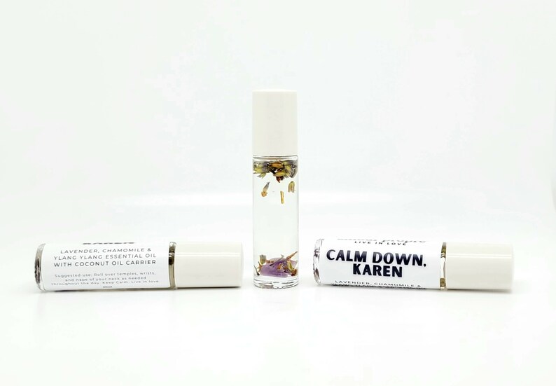 Calm Down, Karen Essential Oil Blend 10ml Lavender, Ylang Ylang and Chamomile Relax and Chill Great gift idea image 8