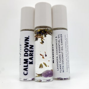 Calm Down, Karen Essential Oil Blend 10ml Lavender, Ylang Ylang and Chamomile Relax and Chill Great gift idea image 6