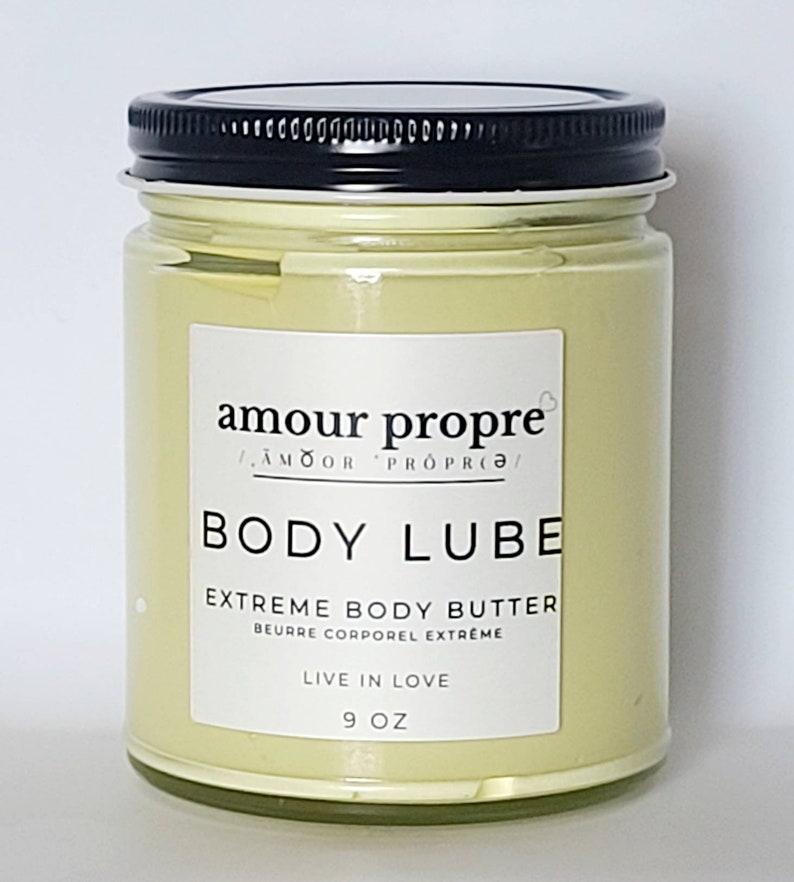 Body Lube Extreme Body Butter 9 Oz Repairs Extremely Dry Etsy