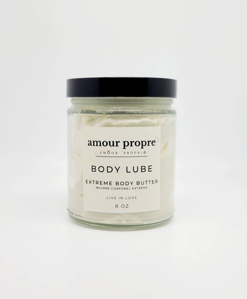 Body Lube Extreme Body Butter 9 Oz Repairs Extremely Dry Etsy