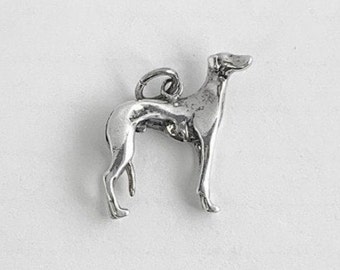 Greyhound Dog Charm