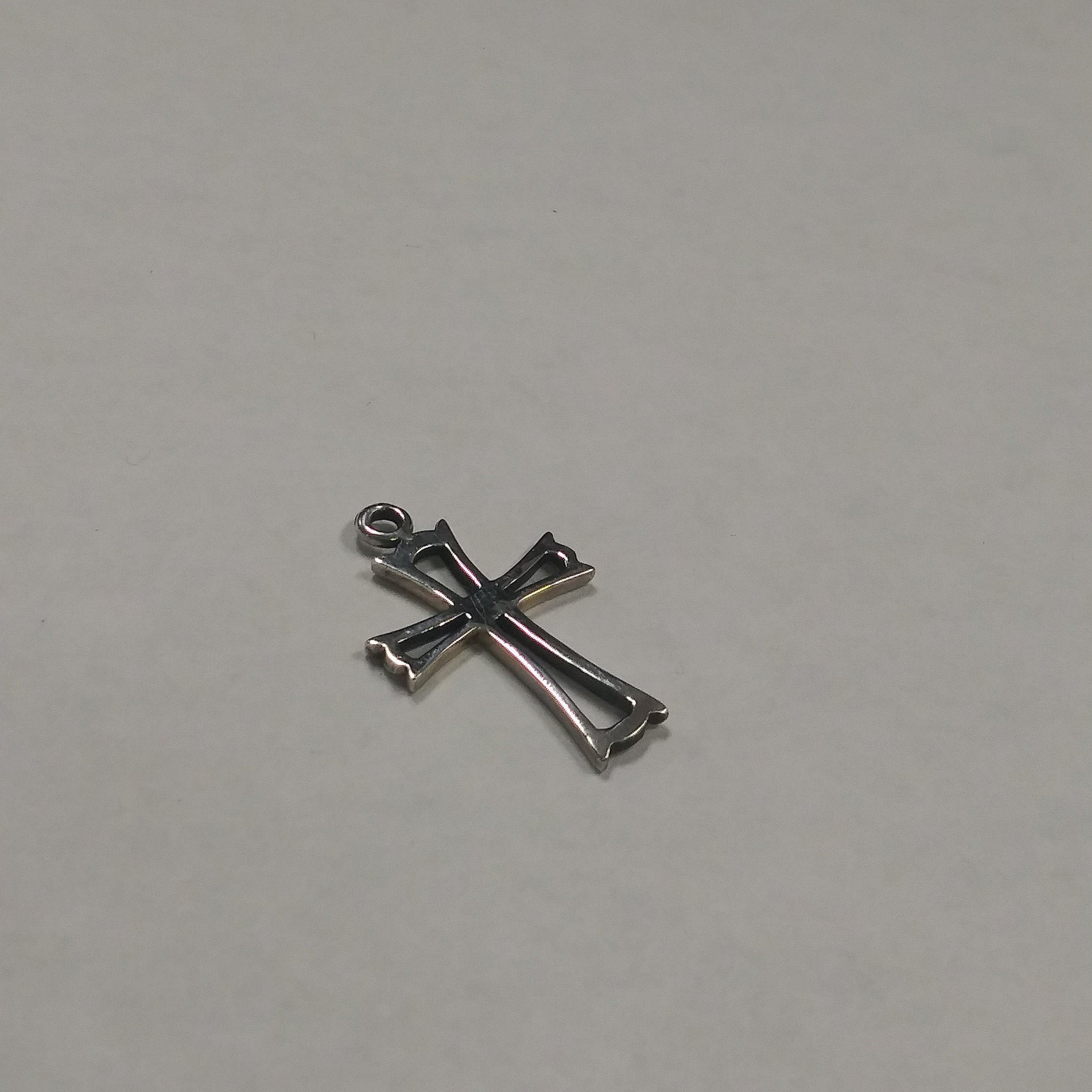 Sterling Silver Cross Etsy