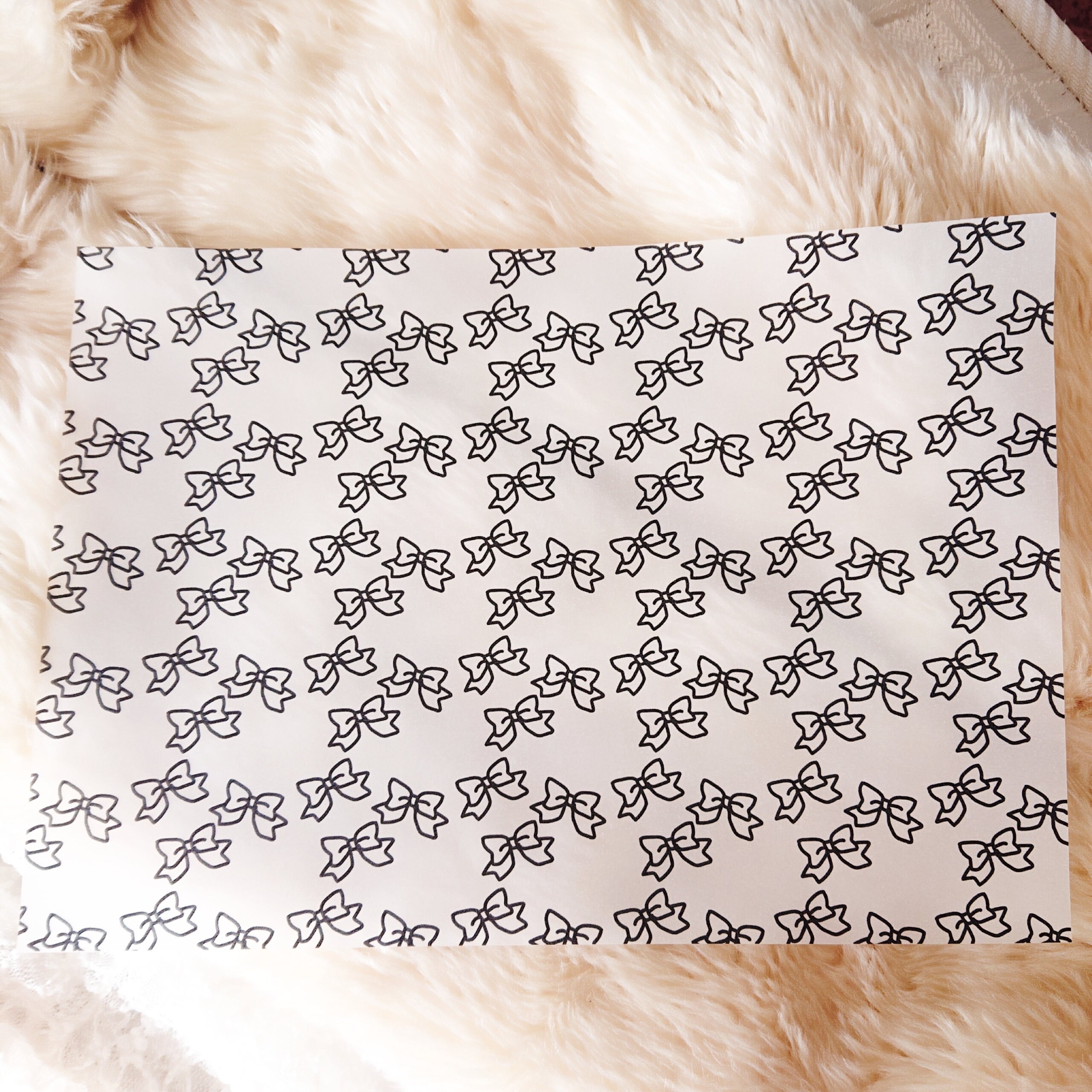 Digital Vellum Paper Pretty Ribbons . Printable Vellum Etsy