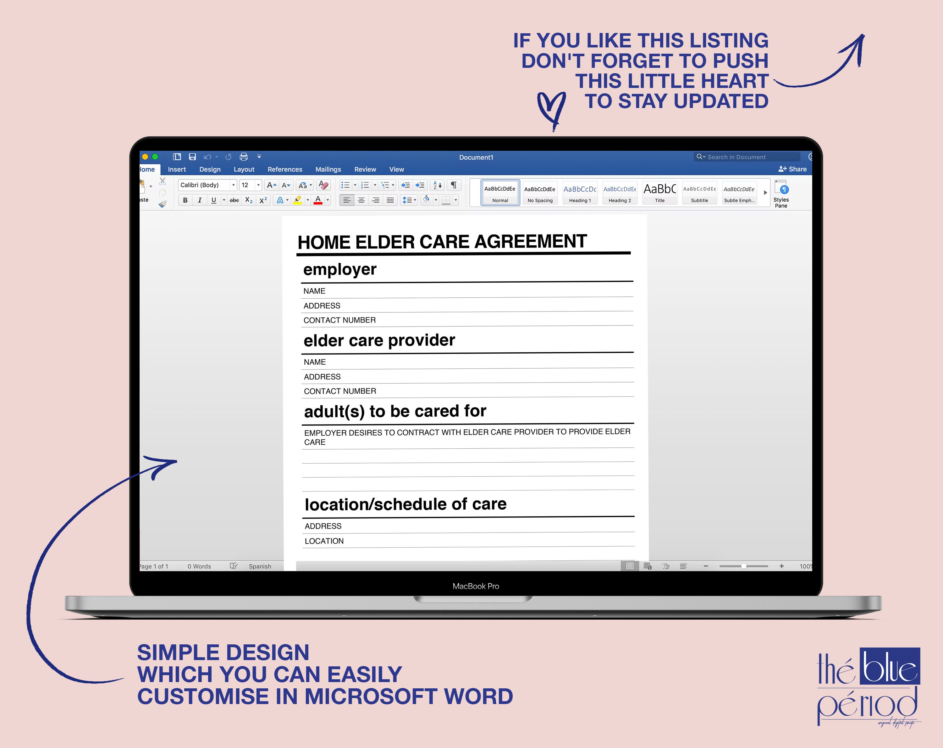 Home Elder Care Agreement Template Printable Home Health Care Contract Home Elder Care Agreement Template Printable Home Health Care Contract