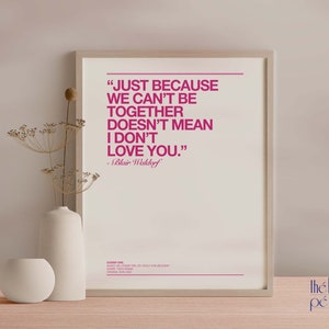 Blair Waldorf Poster, Gossip Girl Pink Wall Art