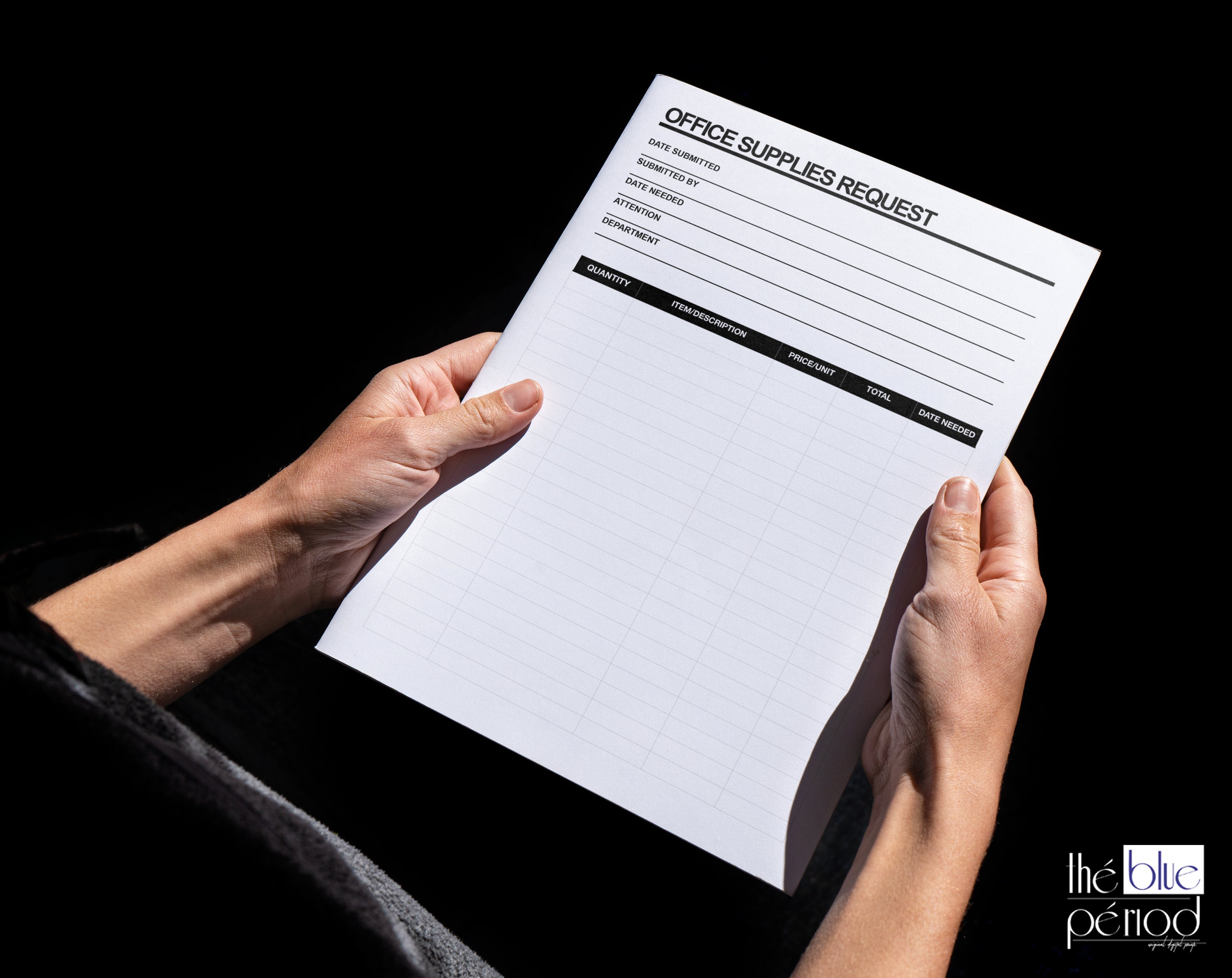 Editable Office Supplies Request Form - Etsy