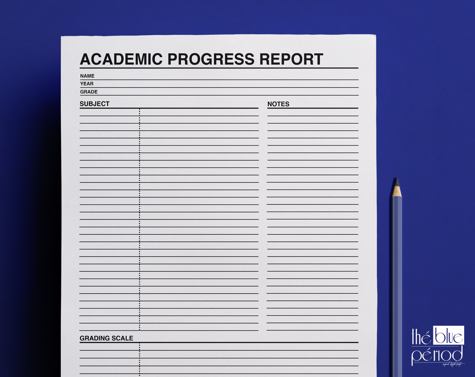 Printable Homeschool Report Sheet Homeschool Progress Report Etsy