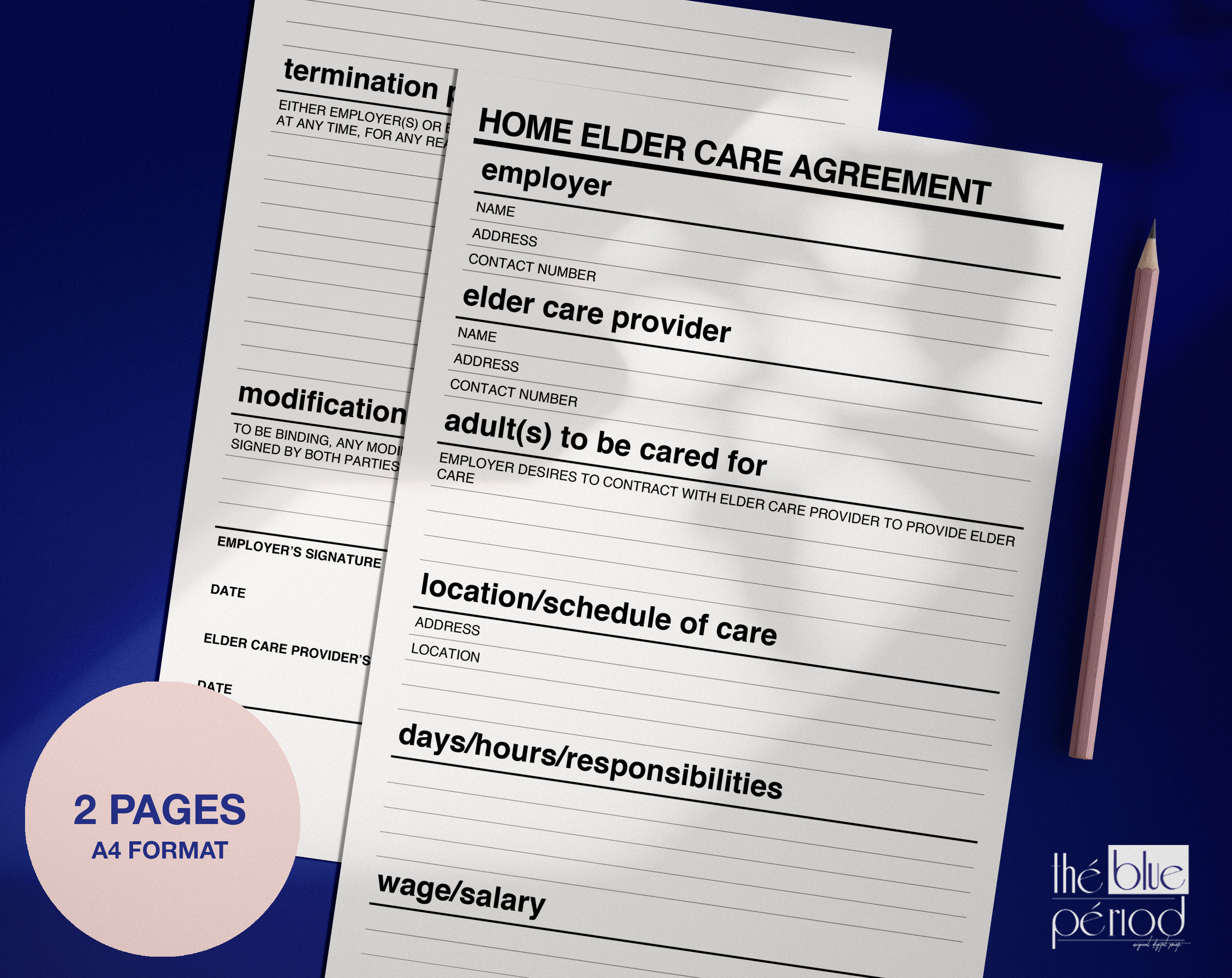 Home Elder Care Agreement Template Printable Home Health Care Contract Home Elder Care Agreement Template Printable Home Health Care Contract