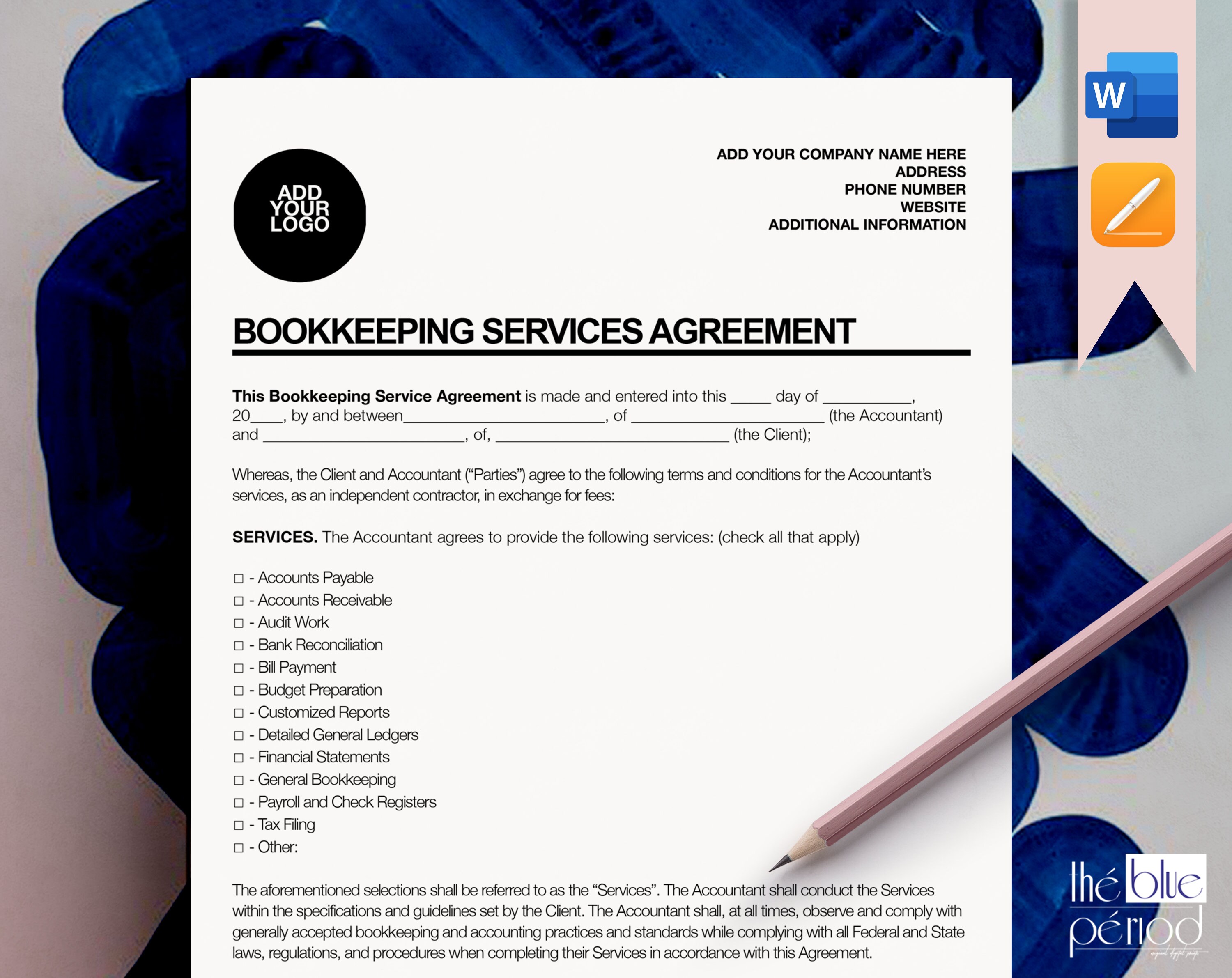 Bookkeeping Forms - Etsy