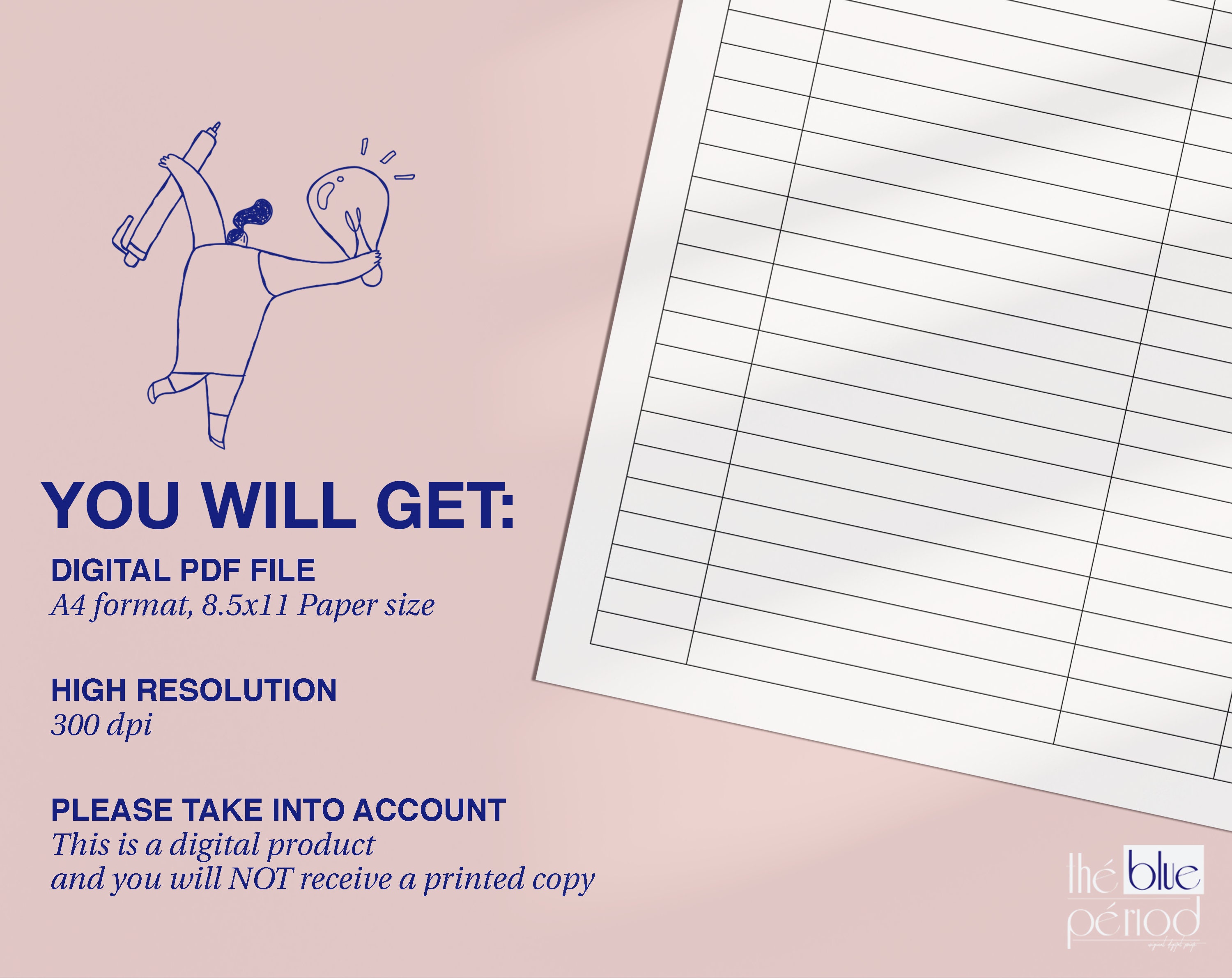 Editable Rental Ledger Form Etsy