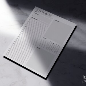 Printable Daily Planner, 3 Options PDF - Etsy