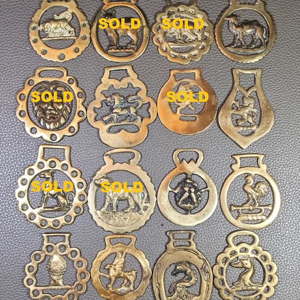 APRIL Birds/Beasts Horse Brass updated