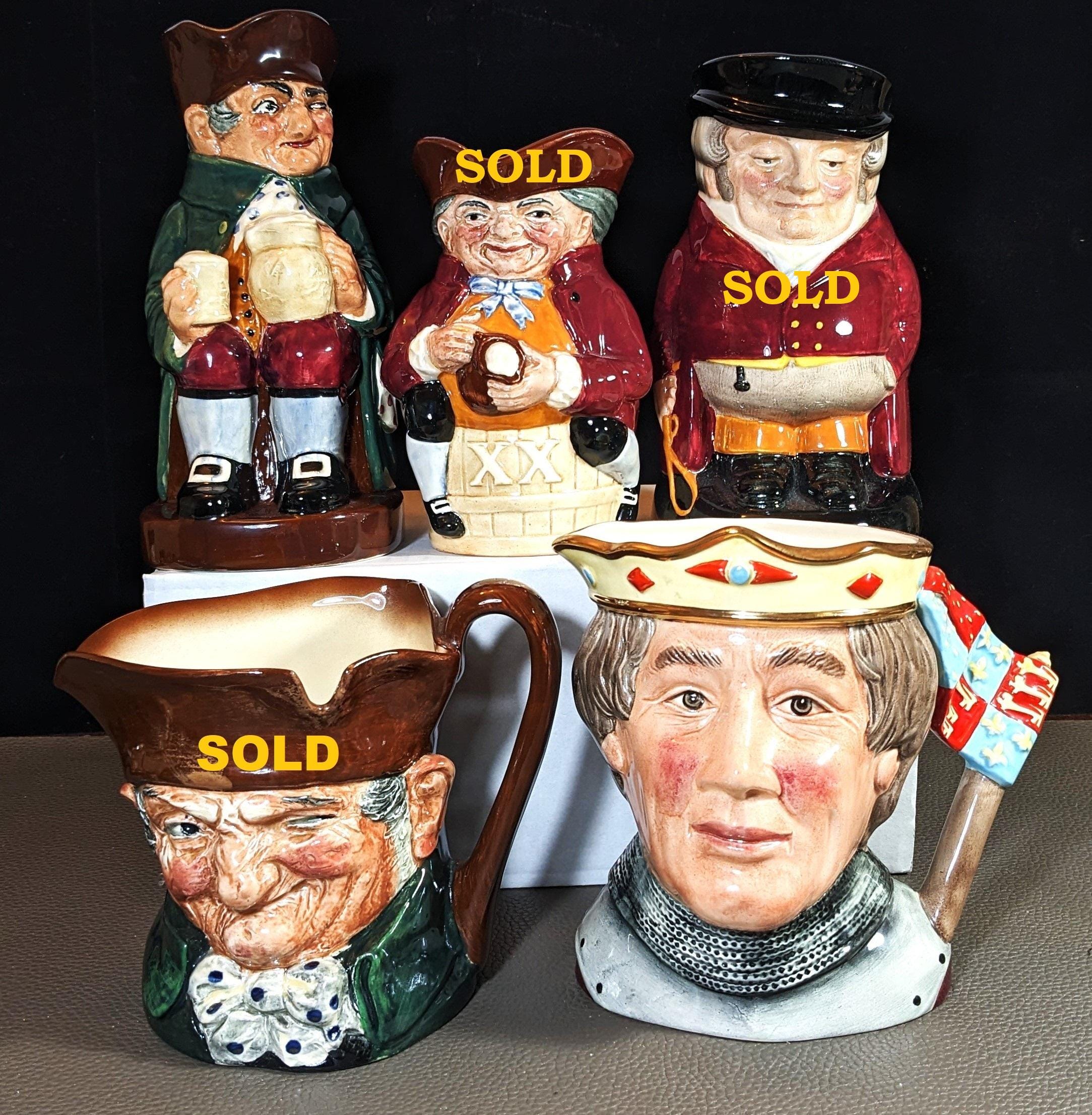 Royal Doulton Toby Mugs - Etsy