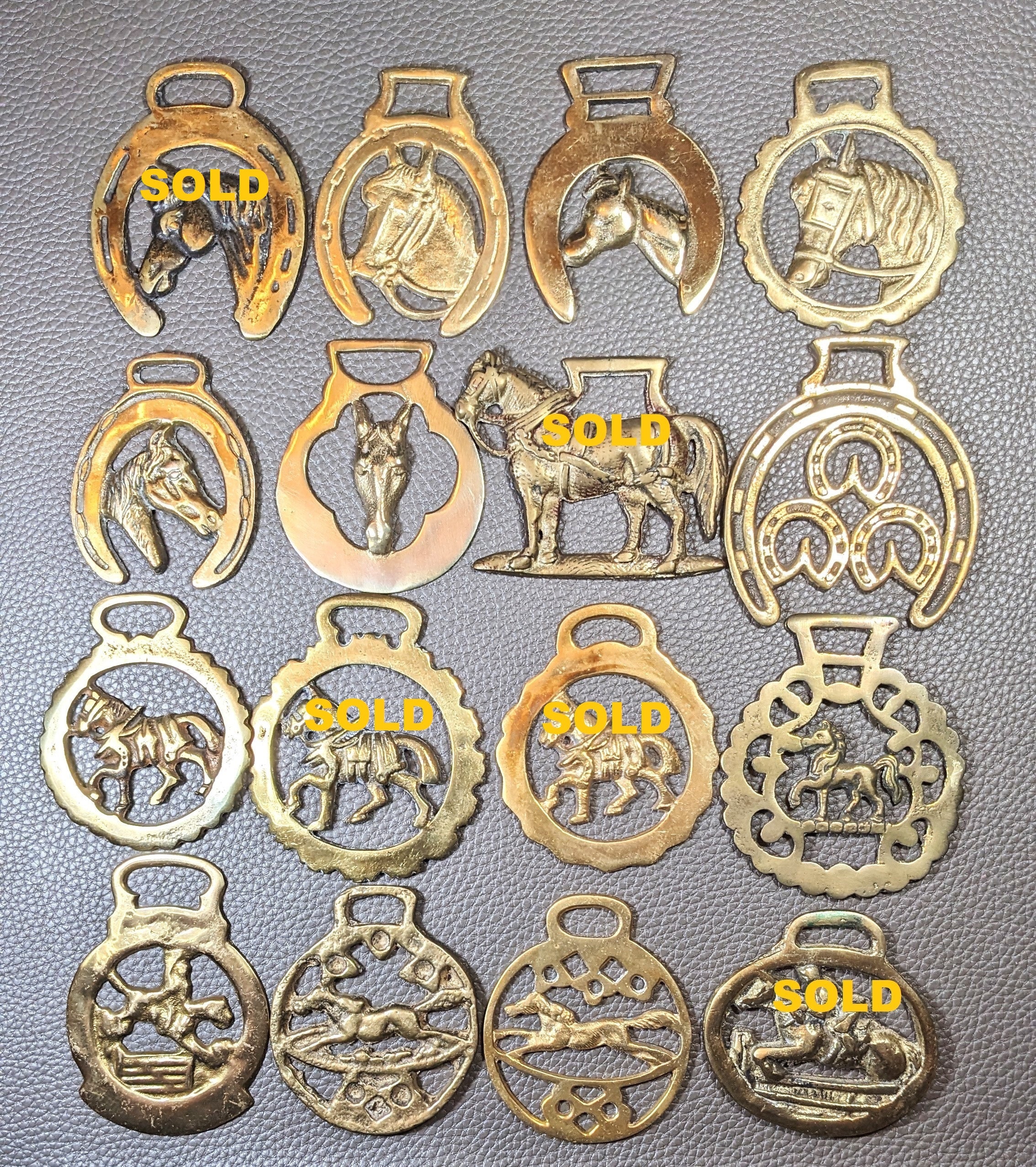 Brass Horse Medallion -  Canada