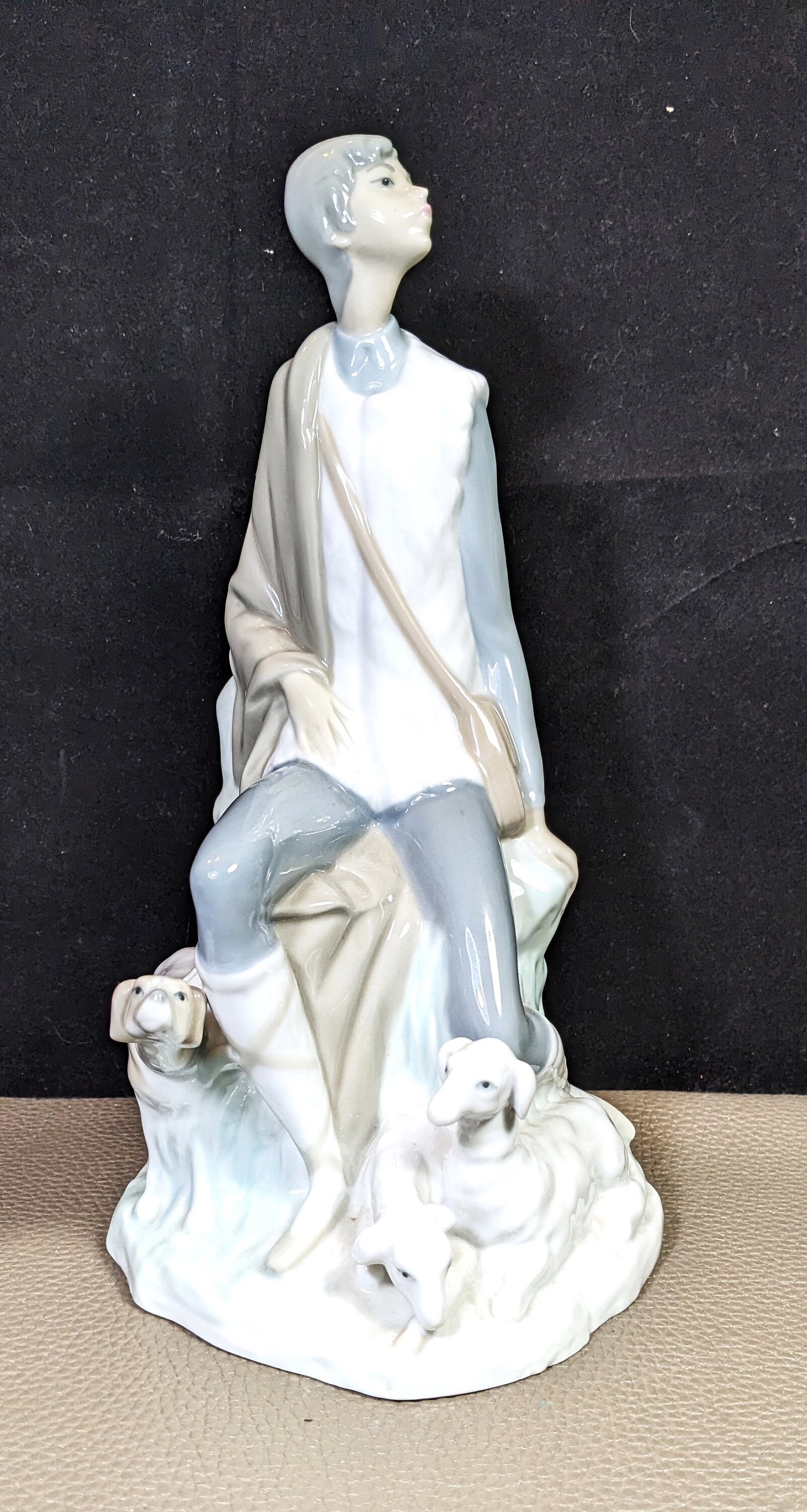 Fabulous LLADRO NAO Shepherd With Dog and Sheep Retired Etsy Australia