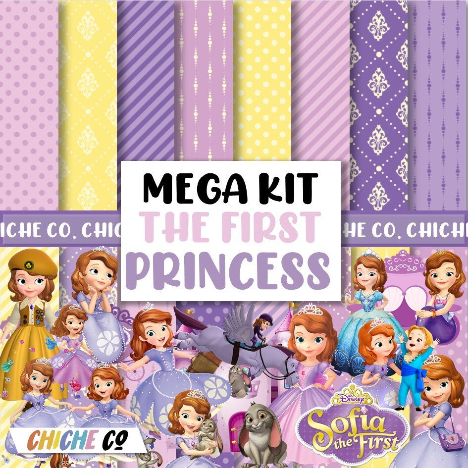 Kit Completo Digital Princesa Sofia Disney!