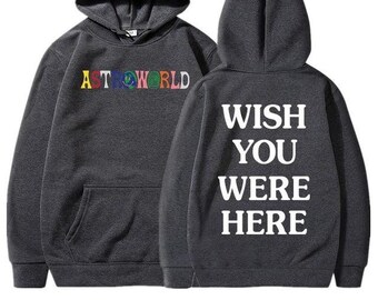 Astroworld Wish You Were Here Hoodies Fashion Letter Astroworld Hoodie Streetwear Man Woman Pullover Sweatshirt Etsy Sweden