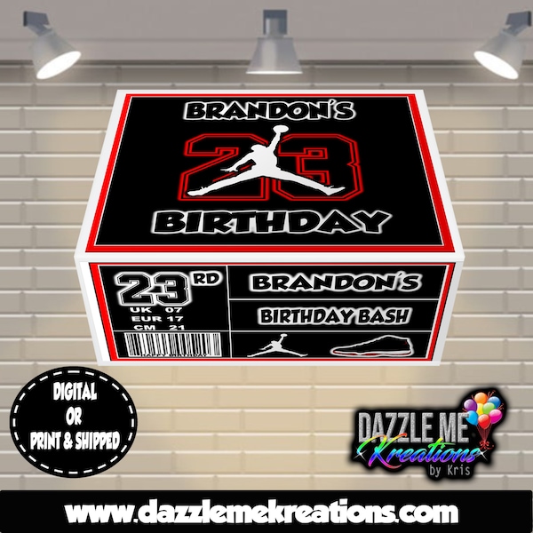 Jordan Shoe Box Etsy