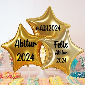 Balloon Balloon ABI Abitur 2024 for air or helium graduation school graduation prom gift high school graduate