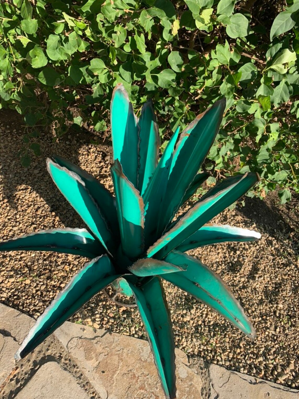 Handmade Metal Agave Agave Plant Metal Art Garden Decor Etsy