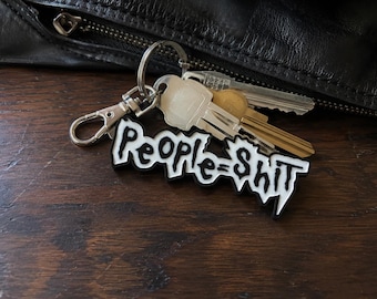 Slipknot inspired Keychain People = Shit