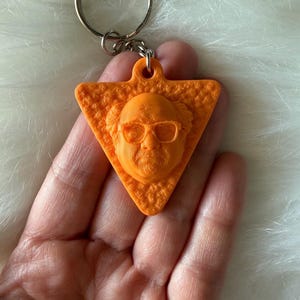 Danny DeVito Dorito Keychain | Funny Parody 3D Printed Keychain | Comedy Gift