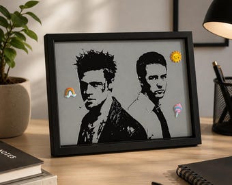Fight Club Inspired Wall Art- Desk Decor