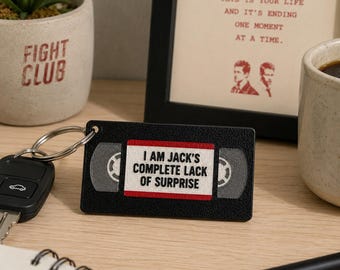 Fight Club VHS Keychain – I Am Jack’s Complete Lack of Surprise