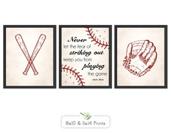 baseball nursery wall decor