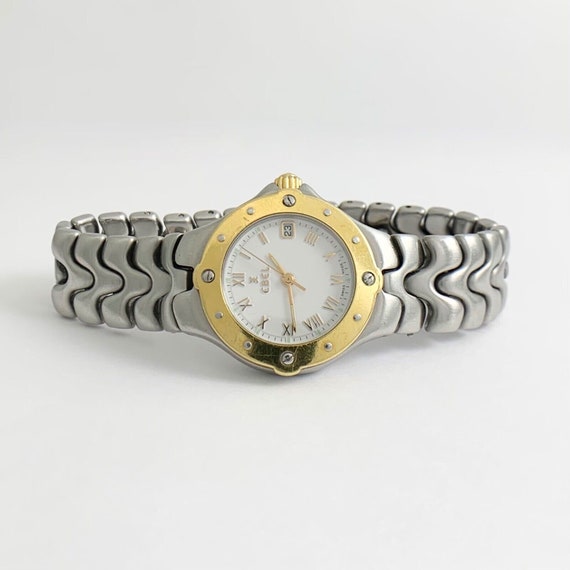 Ebel Sportwave Two-tone Stainless Steel 18K Yellow Gold  display picture 1