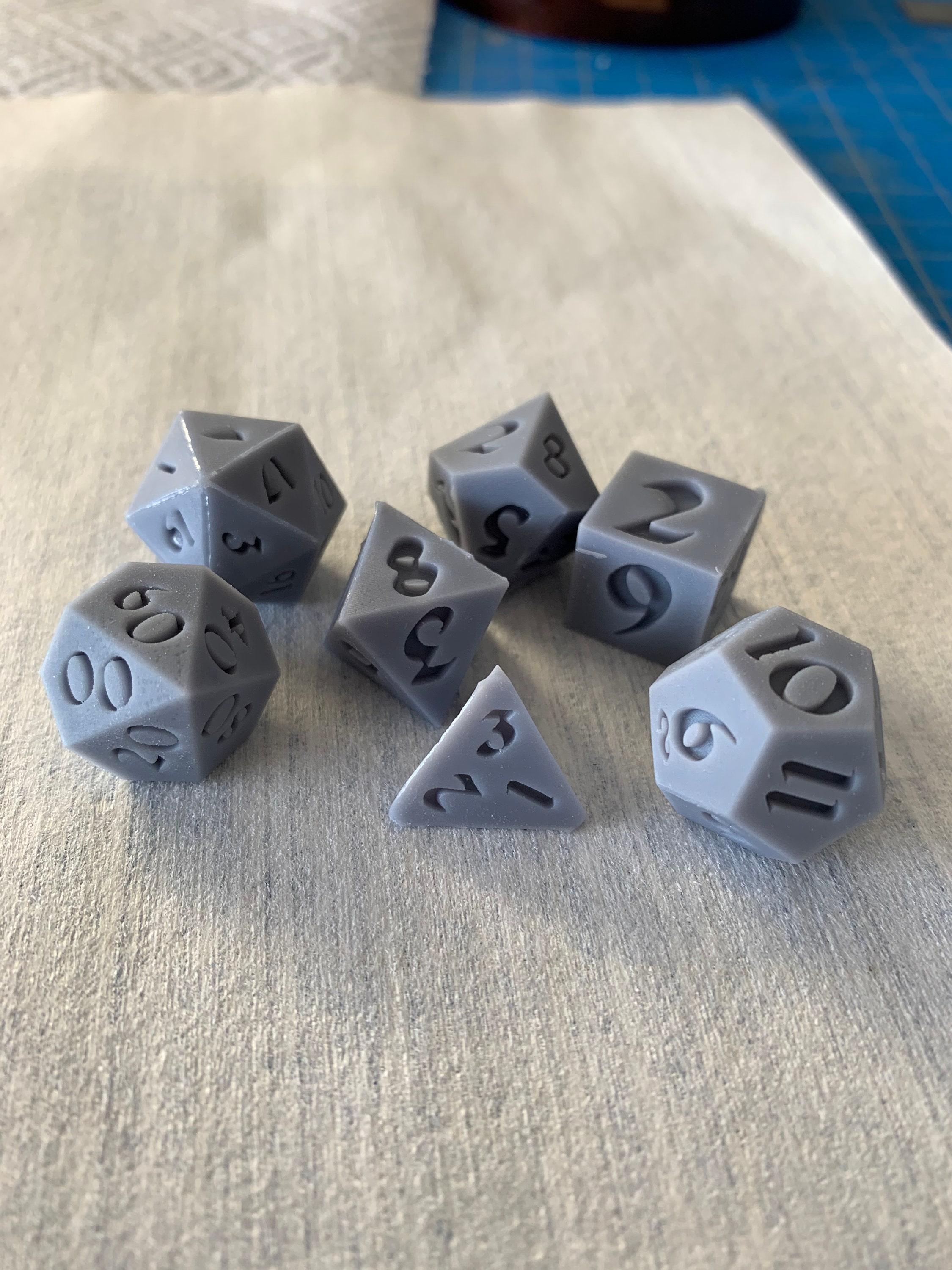 3D Printed Rybonator Master Dice Set D20 for Mold Making Etsy