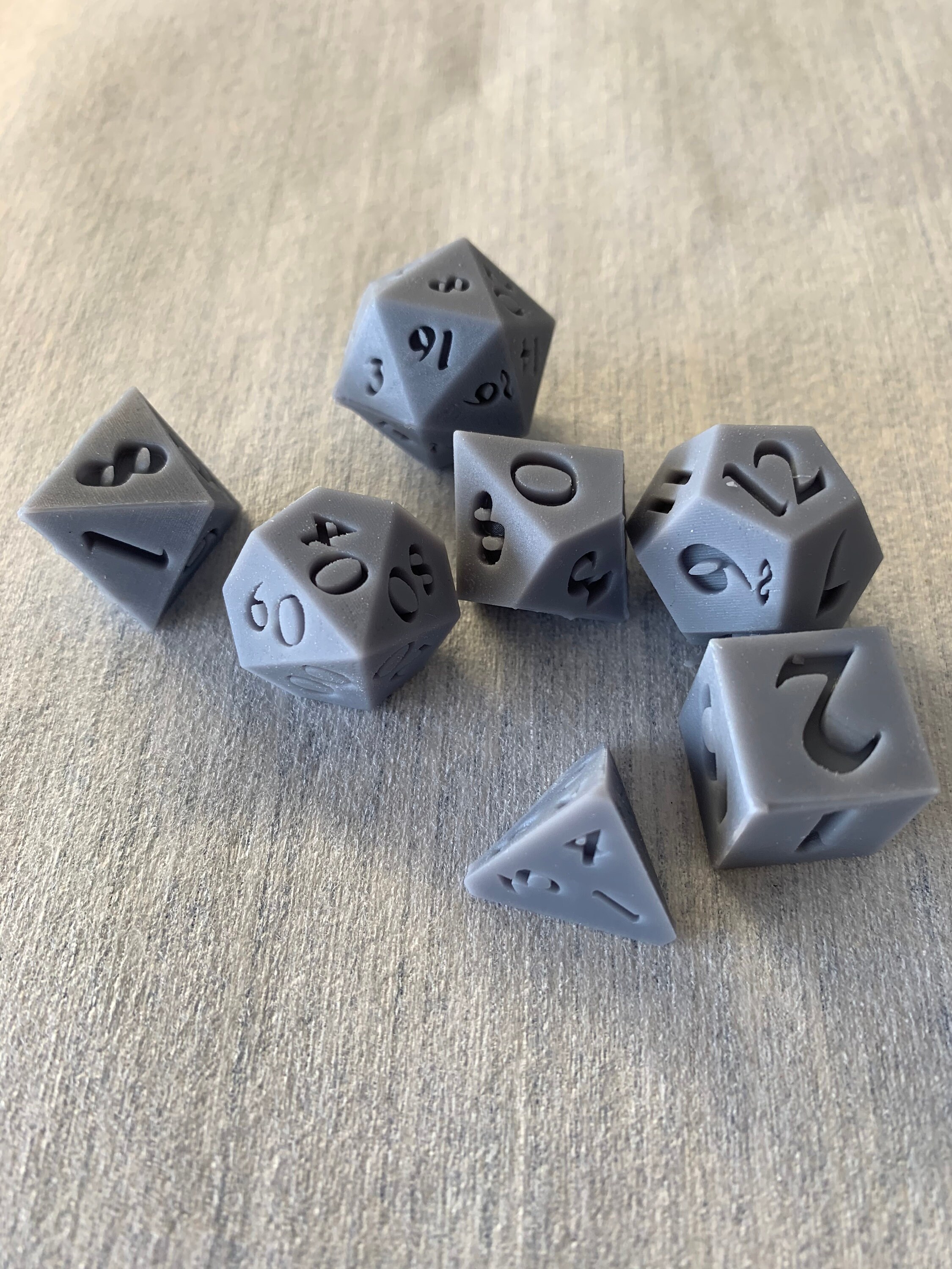 3D Printed Rybonator Master Dice Set D20 for Mold Making Etsy