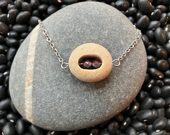 MDI Beach Stone Necklace