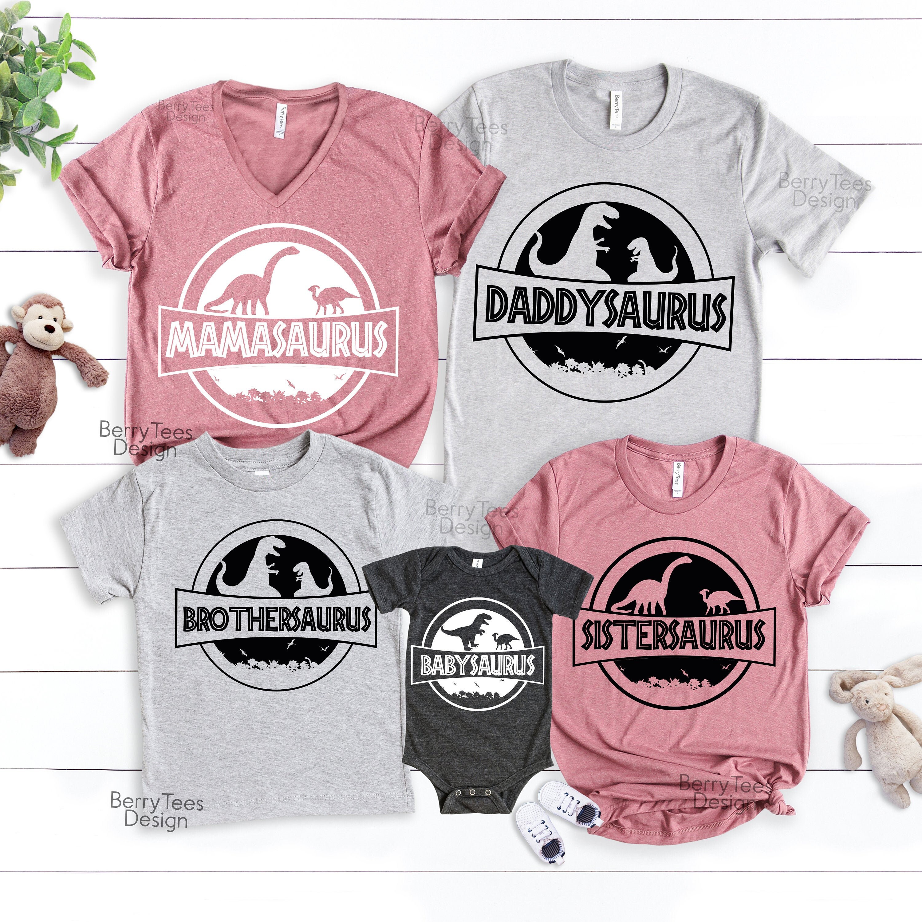 Dinosaur Family Shirts Saurus Shirts 