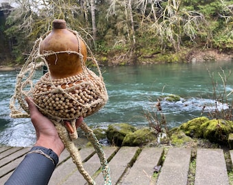 1 Gourd Bottle Lagenaria siceraria Kabasa Guaje Bule Xicara