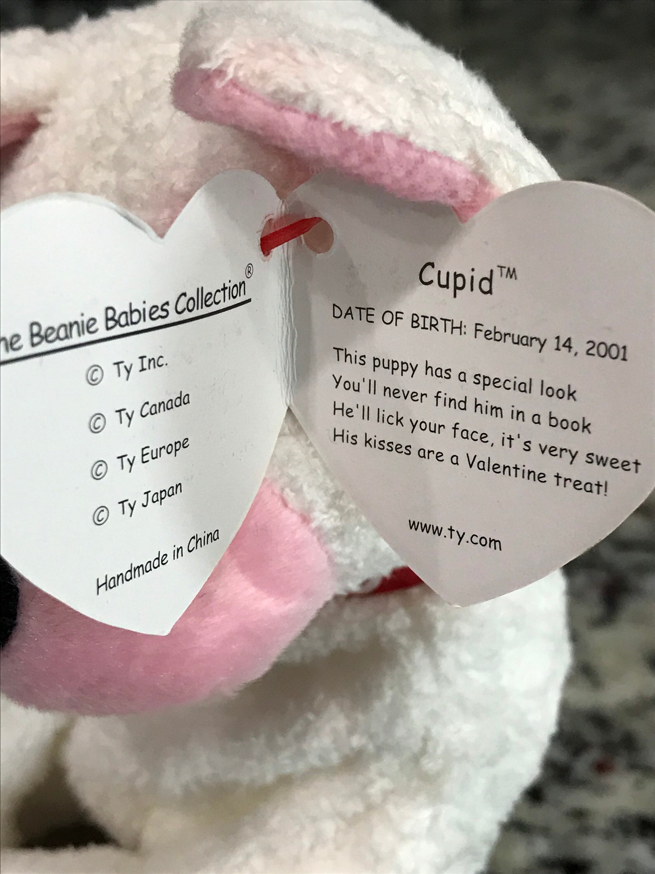 Details about   ty beanie babies CUPID  2001 
