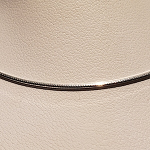 Silber Achteckige Schlangenkette 18 &quot;PN. ECH005