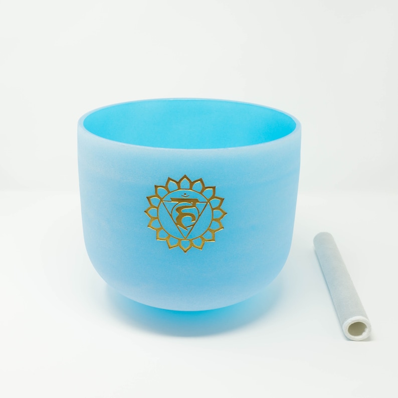 Quartz Crystal Singing Bowl 10inch With Etched Etsy