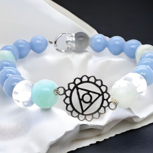 Throat Chakra Bracelet Gemstone