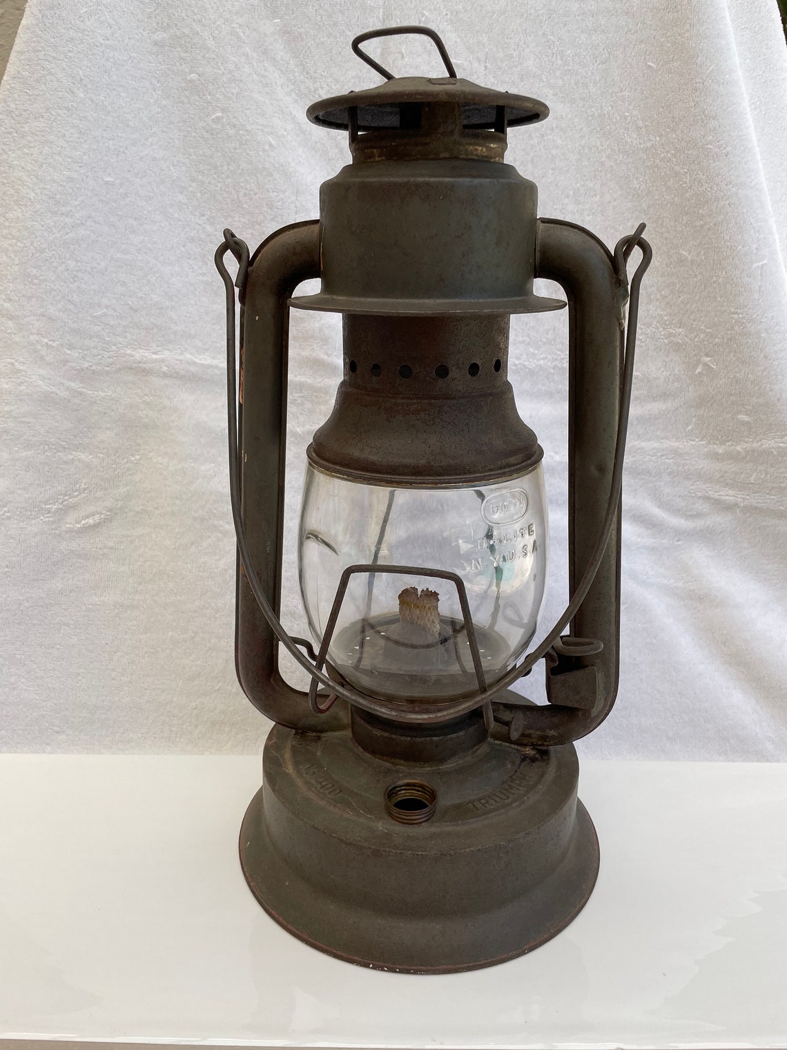 Vintage Railroad Lantern Farwell Ozmun Kirk & Company RR Etsy
