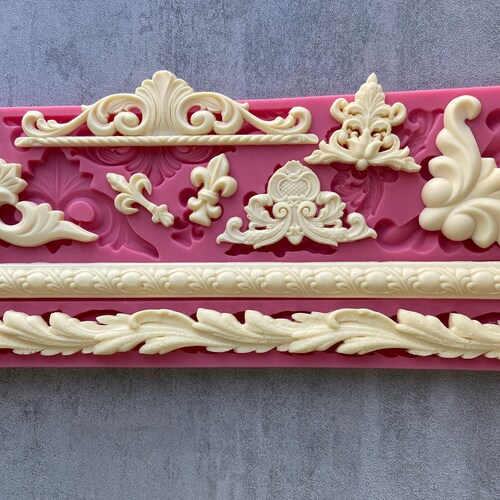 Central Decor Silicon Mold Furniture Applique Molds Decor for Etsy