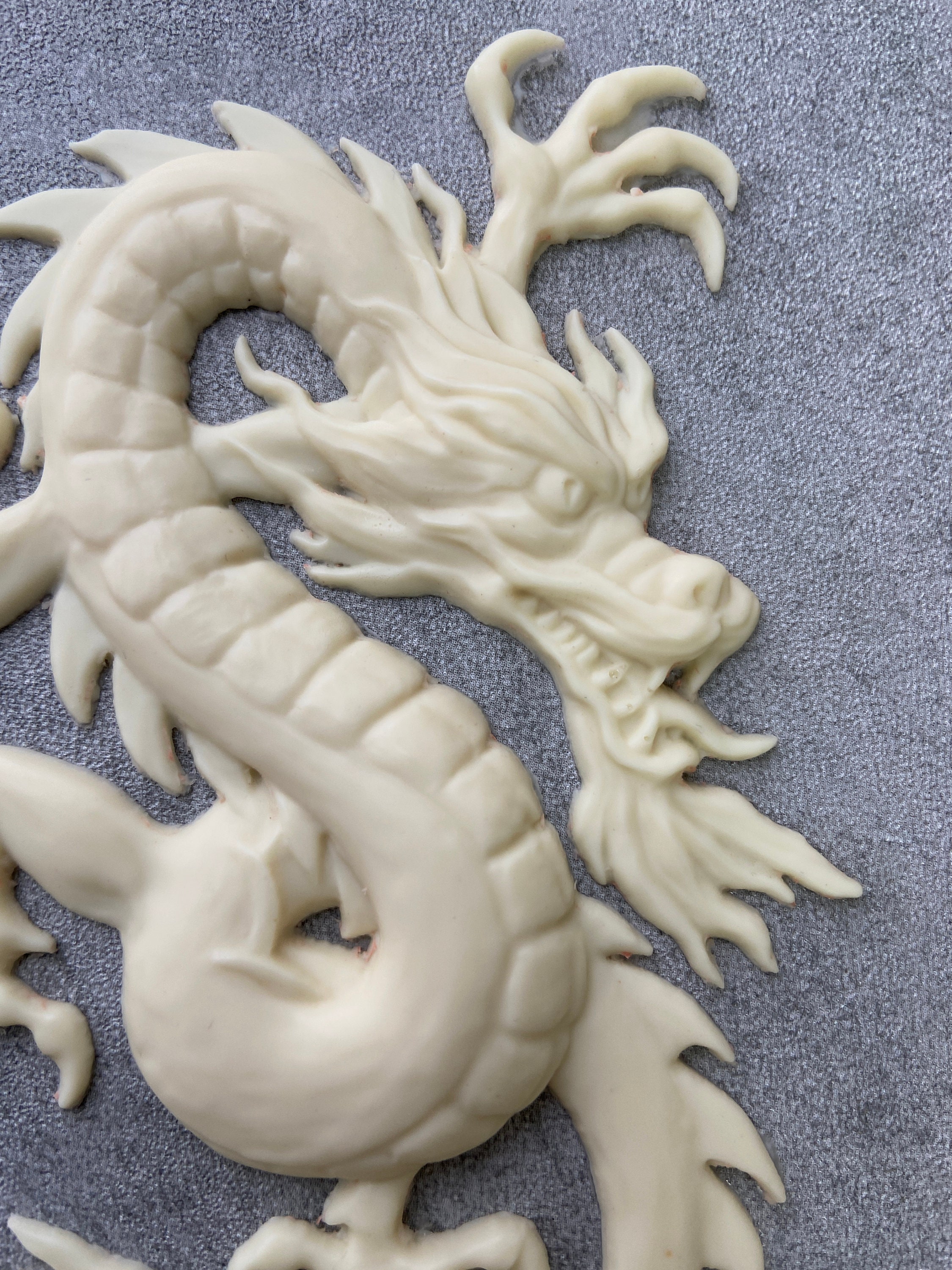 Decor Set Silicon Mold 2 Dragons Chinese Dragon Furniture Etsy Canada