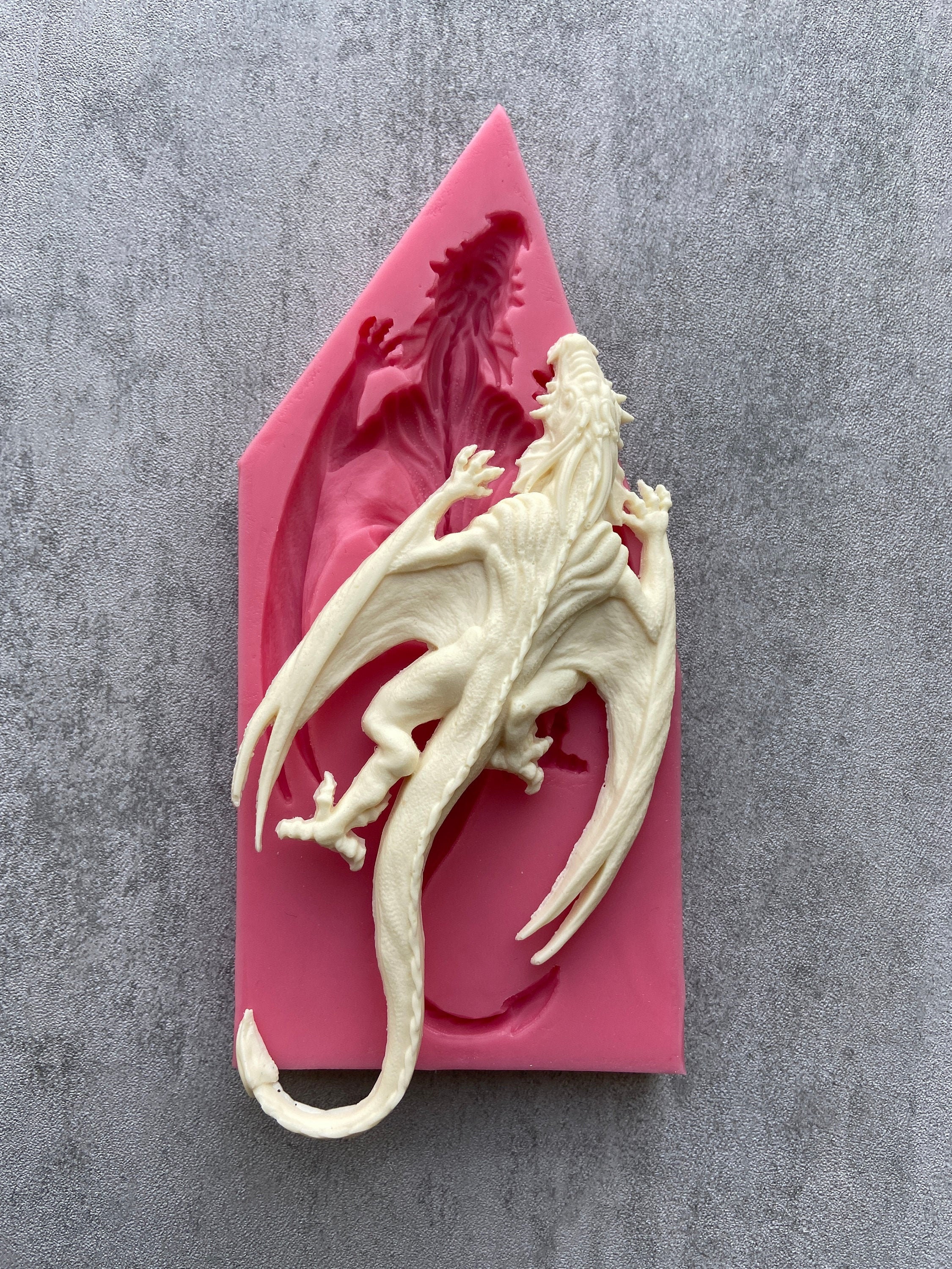 Silicon mold Dragon Dragon Furniture applique Molds Decor for Etsy