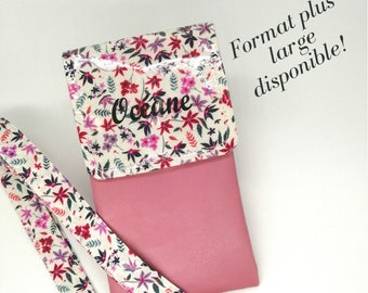 Pochette aimantée et personnalisée pour infirmière, aide soignant, pochette à stylos, Pochette aimantée Liberty