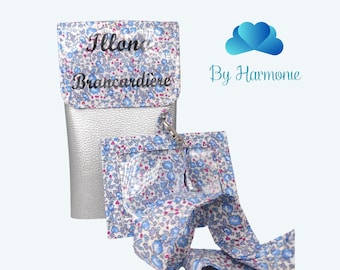 Bolsa con estampado magnético Liberty - Bolsa personalizada para cuidadores - Bolsa para enfermeras - Regalo para enfermeras - Regalo para el Día de la Madre - Porta credencial